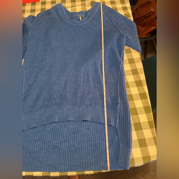 Free People Sunday Scoop Oversized Hi-Low Tunic Sweater - Picture 9 of 14